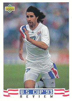 Roy Wegerle USA Upper Deck World Cup 1994 Preview Eng/Spa US Cup 93 Review #133